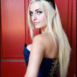 Blue Corset Back